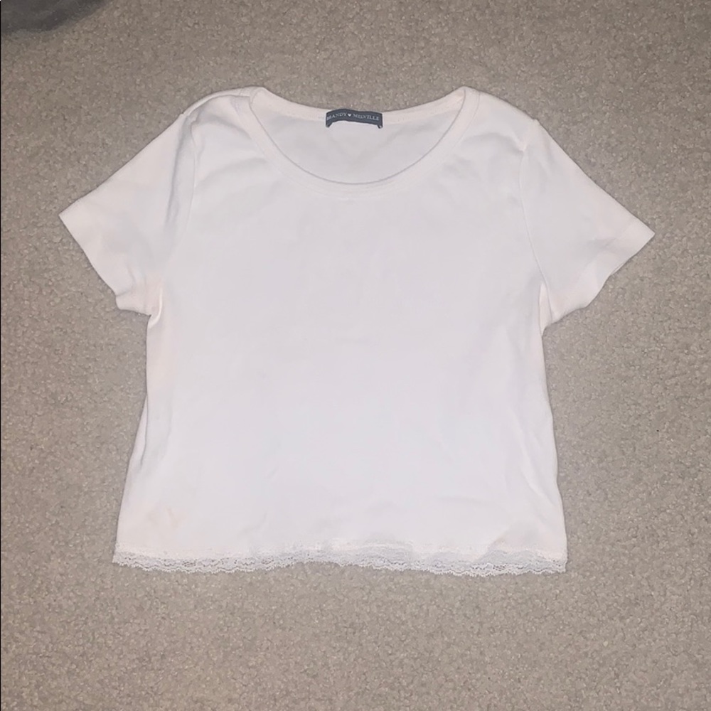 Brandy Melville White Crop Top